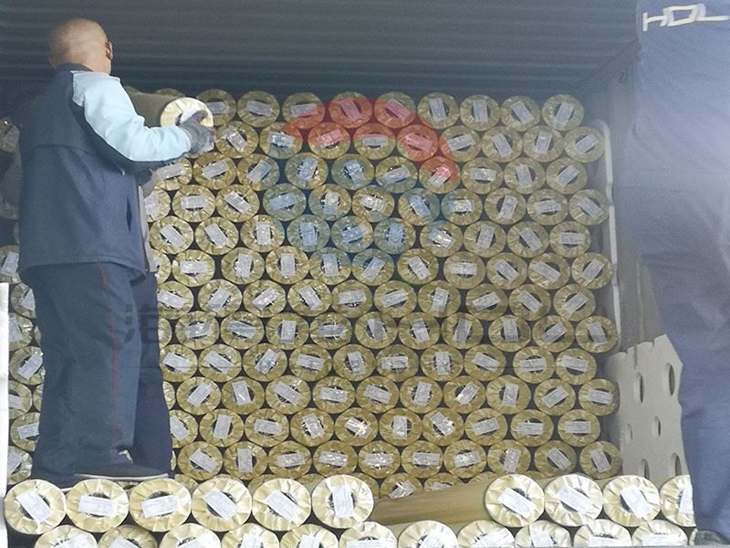 PVC tarp rolls packing